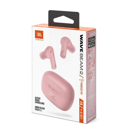 JBL Wave Beam 2 - Pink - True Wireless Noise Cancelling Earbuds - Detailshot 15 JBL Wave Beam 2 - Pink - True Wireless Noise Cancelling Earbuds - Detailshot 15